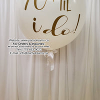 Bespoke Round Balloon #504