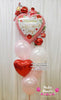 Pearl Pink Affection ~ Valentine's Day Balloon Bouquet #368