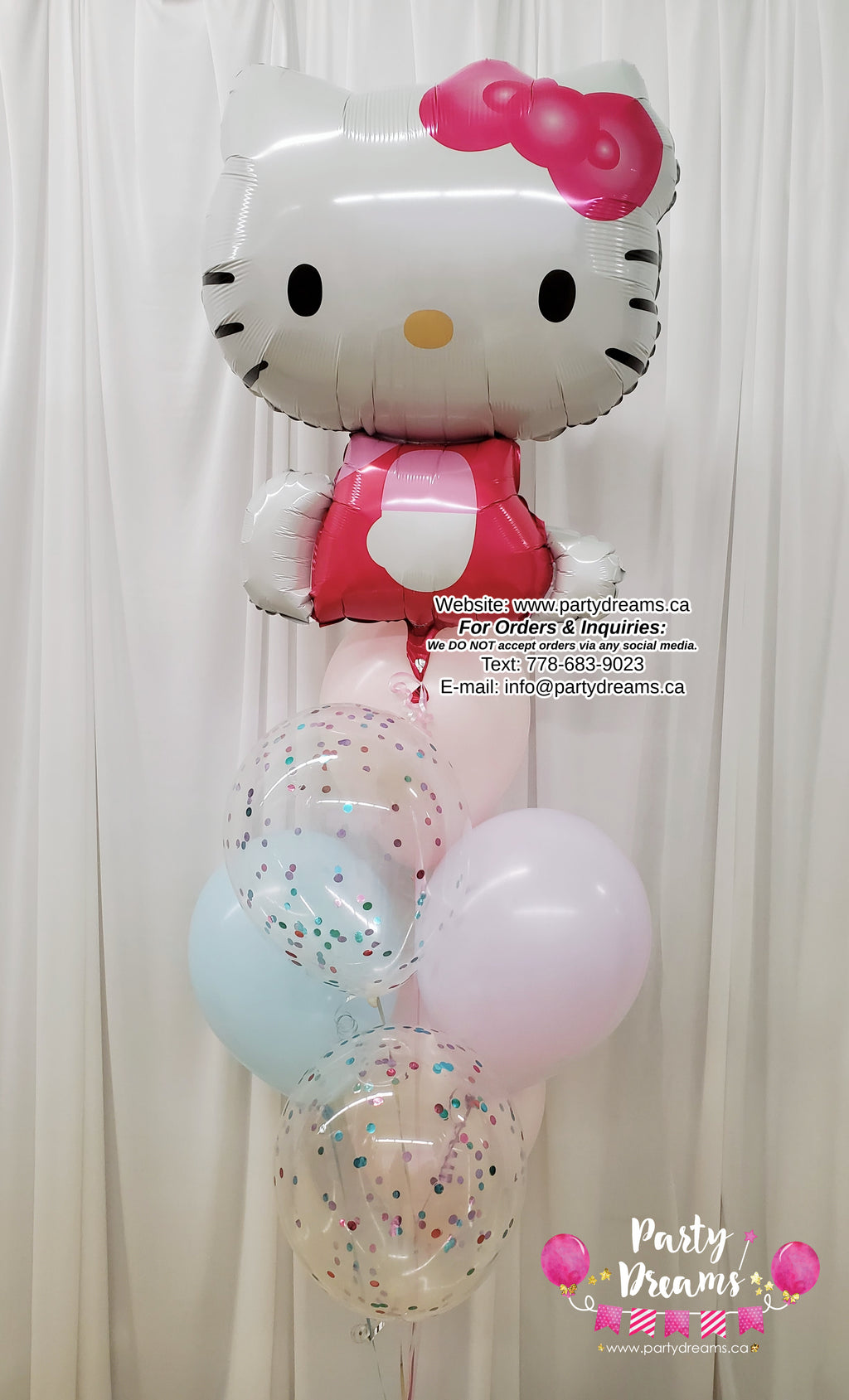 Hello Kitty ~ Birthday Balloon Bouquet #517