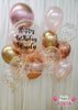 Blushing Luxe ~ Bespoke Bubble Balloon Bouquet #516