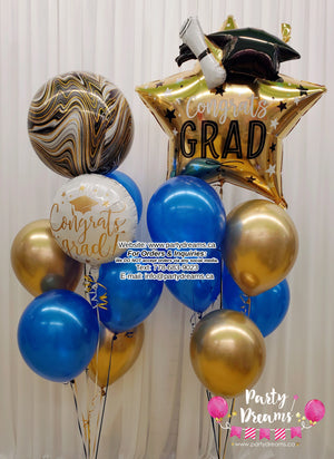 Keep Reaching For The Stars! ~ Graduation Balloon Bouquet Set #219-C