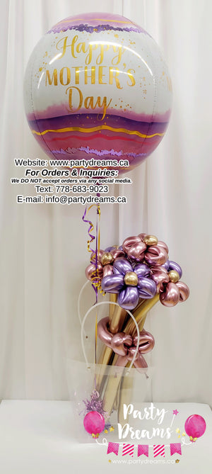 Mother's Day Balloon Flower Bundle Set - J